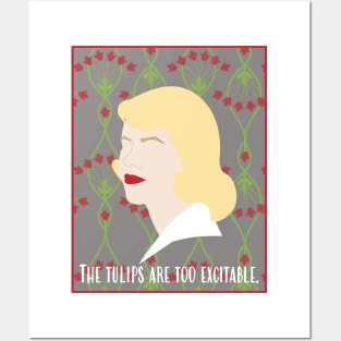 Sylvia Plath - Tulips Posters and Art